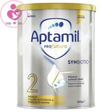 Sữa Aptamil Profutura Synbiotic số 2 cho bé 6-12 tháng hộp 900g