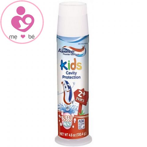 Kem đánh răng Aquafresh Kids Cavity Protection của Mỹ cho trẻ từ 2 tuổi ống 130g