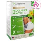 Giảm cân 3 tác động Arkopharma Programme Minceur BIO của Pháp hộp 30 ống (mẫu mới 2023)