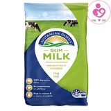 Sữa tươi tách kem (béo) dạng bột Australian Dairies Skim Milk của Úc gói 1kg
