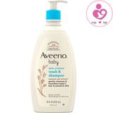 Sữa tắm gội toàn thân cho bé Aveeno Baby Daily Moisture Wash & Shampoo của Mỹ
