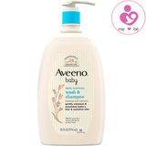 Sữa tắm gội toàn thân cho bé Aveeno Baby Daily Moisture Wash & Shampoo của Mỹ
