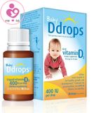 Vitamin D3 Baby Ddrops 400 IU của Mỹ cho bé từ 0-12 tháng lọ 2,5ml