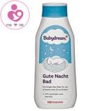 Sữa tắm Babydream Gute Nacht Bad của Đức giúp bé ngủ ngon chai 500ml