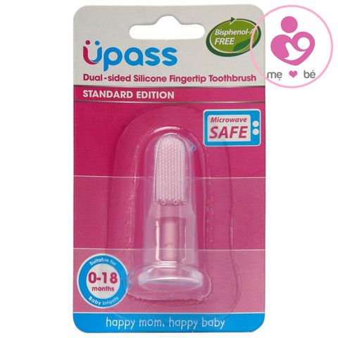 Bàn Chải Đánh Răng Xỏ Ngón Silicon 2 Mặt Upass UP4001W
