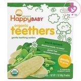 Bánh ăn dặm hữu cơ Happy Baby Organic Teethers cho bé từ 6 tháng tuổi của Mỹ hộp 12 gói