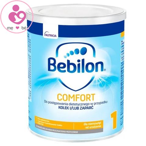 Sữa Bebilon Comfort 1 của Ba Lan cho trẻ từ 0-6 tháng tiêu hoá kém và táo bón hộp 400g
