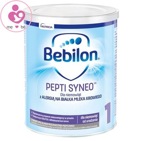 Sữa Bebilon Pepti Syneo số 1 của Ba Lan cho trẻ từ 0-6 tháng dị ứng đạm sữa bò hộp 400g
