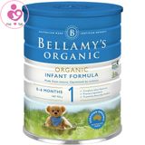 Sữa Bellamy’s Organic số 1 của Úc cho trẻ từ 0-6 tháng hộp 900g