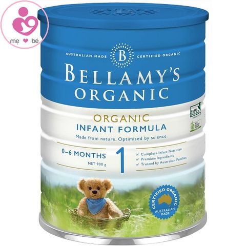 Sữa Bellamy’s Organic số 1 của Úc cho trẻ từ 0-6 tháng hộp 900g