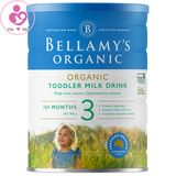 Sữa Bellamy’s Organic số 3 của Úc cho trẻ 1-3 tuổi hộp 900g