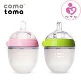 Bình sữa silicon cổ rộng Comotomo 150ml phù hợp cho bé từ 0 tháng tuổi