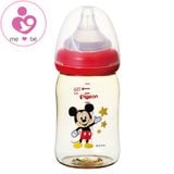 Bình sữa cổ rộng Pigeon 160ml nội địa Nhật cho bé từ 0 tháng tuổi