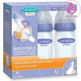 Set 3 bình sữa Lansinoh mOmma núm ti size M dung tích 240ml