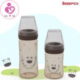 Bình sữa cổ rộng Bebepick Puttiatti nội địa Hàn Quốc cho trẻ từ 8.5 tháng tuổi dung tích 250ml