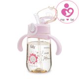 Bình PPSU có ống nhựa 2 tay cầm với phao 360 độ 250ml Sippy 2 cho bé từ 6 tháng tuổi