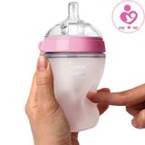 Bình sữa silicon cổ rộng Comotomo 250ml cho bé từ 3 tháng tuổi