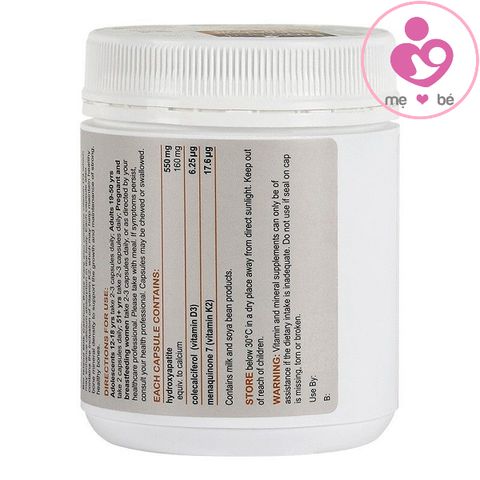 Canxi sữa Bio Island Milk Calcium Bone Care của Úc bổ sung canxi lọ 150 viên