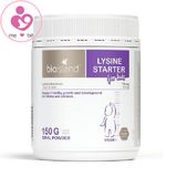 Bột tăng chiều cao Bioisland Lysine Starter Fore Kids của Úc cho trẻ từ 4 tuần đến 6 tuổi hộp 150g