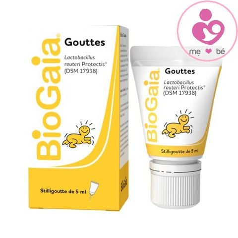 Men vi sinh BioGaia Gouttes nội địa Pháp cho trẻ từ sơ sinh tuýp 5ml