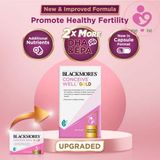 Hỗ trợ thụ thai Blackmores Conceive Well Gold của Úc hộp 56 viên