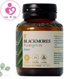 Viên nhai bổ sung DHA cho bé Blackmores Purely Kids DHA+ của Úc cho trẻ từ 3-6 tuổi lọ 50 viên