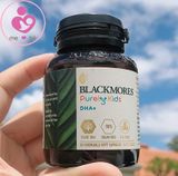 Viên nhai bổ sung DHA cho bé Blackmores Purely Kids DHA+ của Úc cho trẻ từ 3-6 tuổi lọ 50 viên