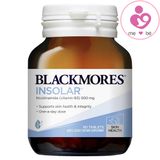 Viên uống đẹp da, bổ sung vitamin B3 Blackmores Insolar của Úc lọ 60 viên
