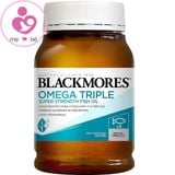 Dầu cá hàm lượng cao Blackmores Omega Triple của Úc