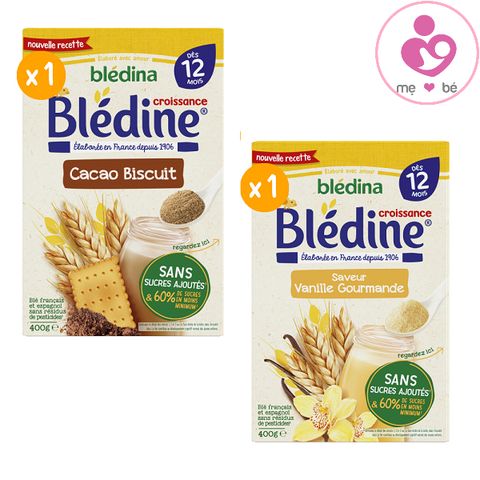Bột lắc sữa Bledine Croissance 12m của Pháp cho trẻ từ 12 tháng tuổi hộp 400g