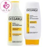 Bộ dầu gội xả Dessange Nutri-Extreme của Pháp cho tóc khô xơ gãy rụng