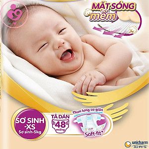 Tã dán Bobby Extra Soft Dry size XS cho bé sơ sinh dưới 5kg