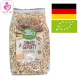 Bỏng lúa mì mật ong hữu cơ dmBio Dinkel Gepufft của Đức túi 200g