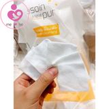 Bông tẩy trang Tetra Soin Pur của Pháp 100% cotton gói 500 miếng