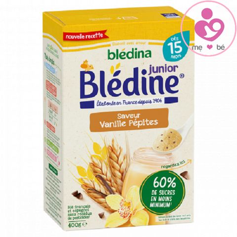 Bột lắc sữa Bledine Junior của Pháp cho trẻ từ 15 tháng tuổi hộp 400g