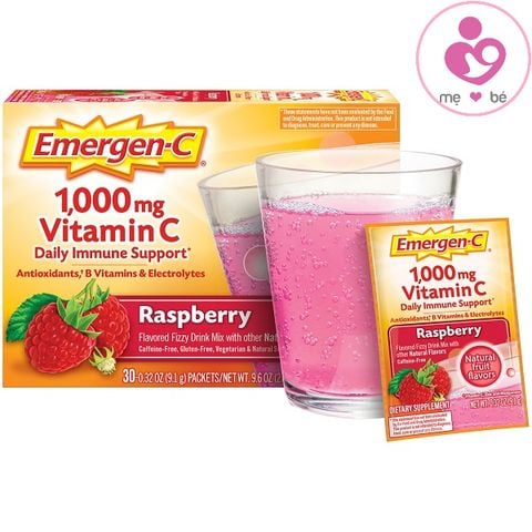 Bột sủi Emergen-C 1000mg Vitamin C của Mỹ hộp 30 gói