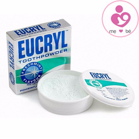 Bột làm trắng răng Eucryl Toothpowder của Anh hộp 50g