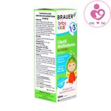 Vitamin tổng hợp Brauer Baby & Kids 1-3 của Úc cho bé từ 1đến 3 tuổi lọ 100ml