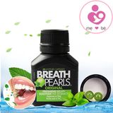 Ngậm thơm miệng Breath Pearls của Úc lọ 50 viên
