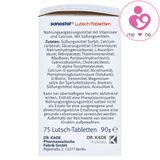 Viên ngậm bổ sung canxi và vitamin Sanostol Lutschtabletten của Đức lọ 75 viên
