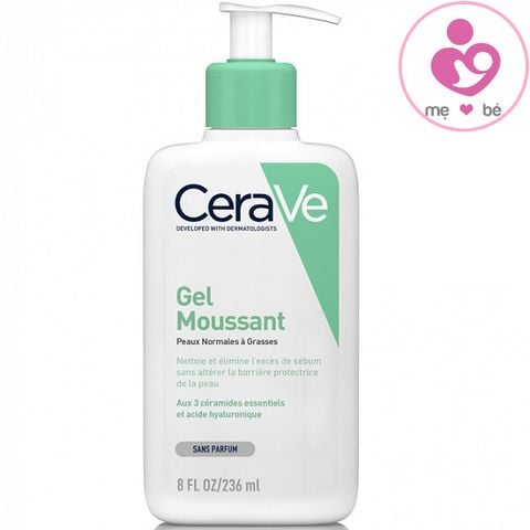 Sữa rửa mặt CeraVe Foaming Cleanser của Mỹ dành cho da dầu