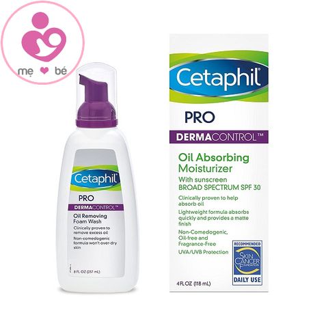 Sữa rửa mặt tạo bọt cho da dầu Cetaphil Pro Dermacontrol Oil Removing Foam Wash của canada chai 237ml