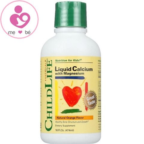 Canxi và magie Childlife của Mỹ lọ 474ml