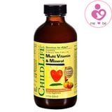 Vitamin tổng hợp Childlife Multi Vitamin & Mineral của Mỹ cho trẻ từ 6 tháng tuổi lọ 237ml