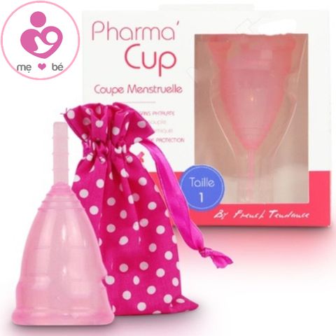 Cốc nguyệt san Pharma Cup của Pháp size 1 & 2 hộp 1 cốc