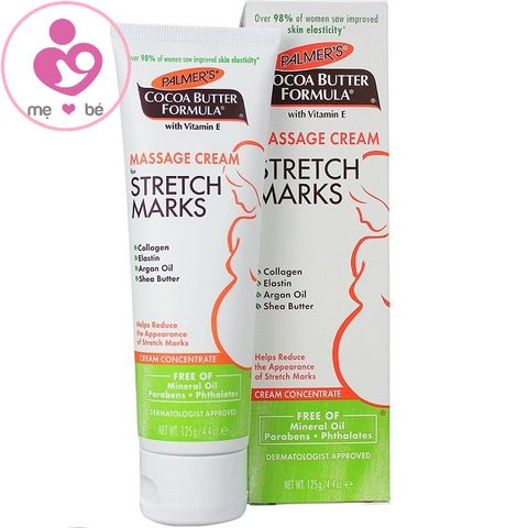 Kem chống và giảm rạn da Palmer’s Massage Cream STRECHT MARKS cho bà bầu cuối thai kỳ và sau sinh