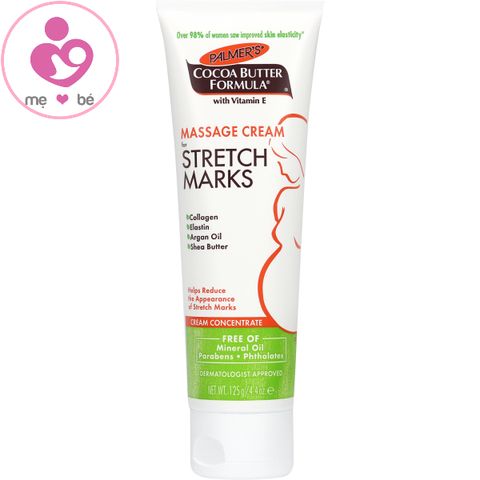 Kem chống và giảm rạn da Palmer’s Massage Cream STRECHT MARKS cho bà bầu cuối thai kỳ và sau sinh