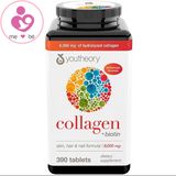 Viên uống bổ sung collagen Youtheory Collagen + biotin của Mỹ lọ 390 viên