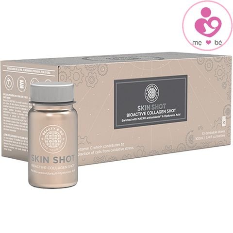 Collagen dạng nước Skin Shot của Tây Ban Nha giúp trắng da mờ thâm nám hộp 10 chai