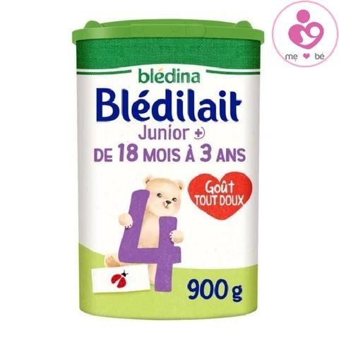 Combo 3 hộp sữa Blédilait Junior+ số 4 của Pháp cho trẻ từ 18 tháng tuổi hộp 900g